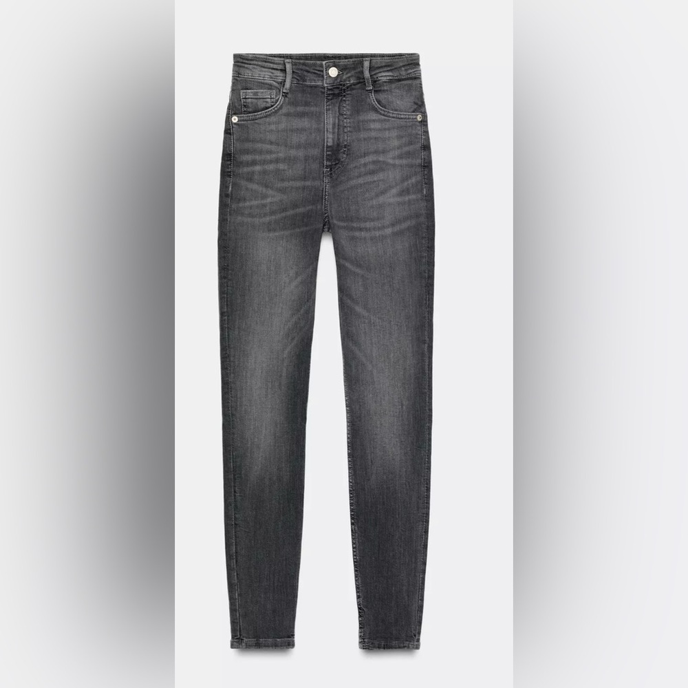 Zara NWOT sculpt high waist TRF skinny jeans 6 25/26